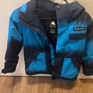 Burton Kid's Dugout Ski Snowboarding Ombre Dye Jacket "Fit to Grow" - Small